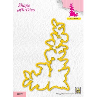 (SD270)Nellie's shape dies Flower Corner 2