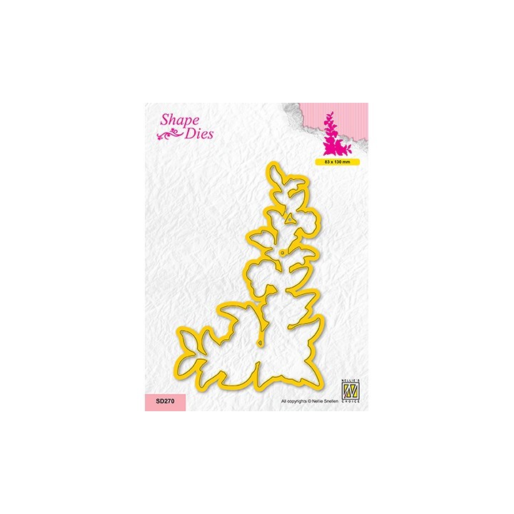 (SD270)Nellie's shape dies Flower Corner 2