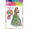 (CEJDCS011)Creative Expressions Jane Davenport Clear Stamp Christmas Tree Fairy