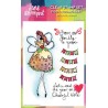 (CEJDCS012)Creative Expressions Jane Davenport Clear Stamp Figgy Pudding Fairy