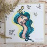 (CEJDCS013)Creative Expressions Jane Davenport Clear Stamp Mince Pie Fairy