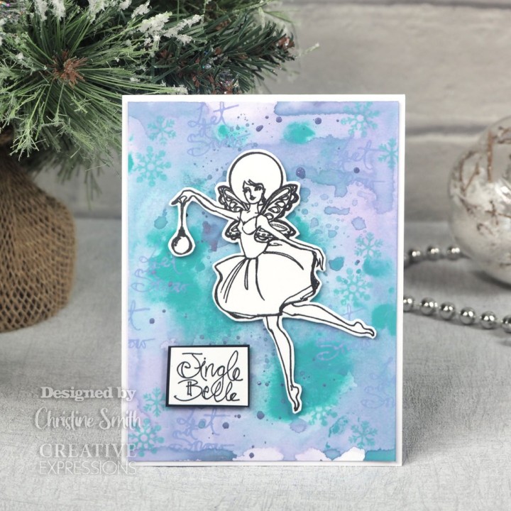 (CEJDCS014)Creative Expressions Jane Davenport Clear Stamp Snowflake Fairy