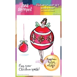 (CEJDCS015)Creative Expressions Jane Davenport Clear Stamp Bauble Fairy