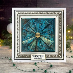 (CEC1007)Creative Expressions Jamie Rodgers Clear Stamp A5 Tea Bag Folding Winter Wonderland
