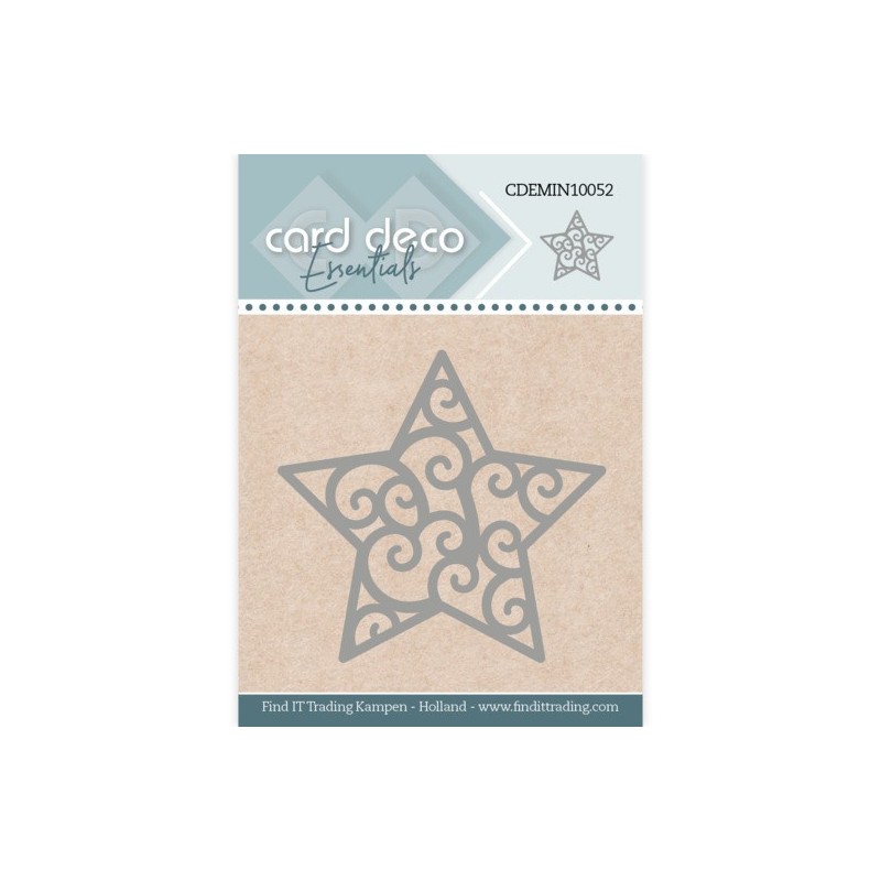 (CDEMIN10052)Card Deco Essentials - Mini Dies - 52 - Christmas Star