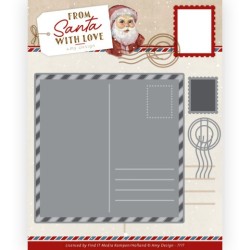 (ADD10276)Dies - Amy Design - From Santa with love - Postcard