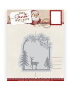 (ADD10278)Dies - Amy Design - From Santa with love - Reindeer Scene