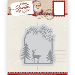 (ADD10278)Dies - Amy Design - From Santa with love - Reindeer Scene