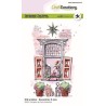 (2304)CraftEmotions clearstamps A6 - Old window - Decoration X-mas Carla Kamphuis