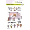 (2306)CraftEmotions clearstamps A6 - Foodtruck Carla Kamphuis