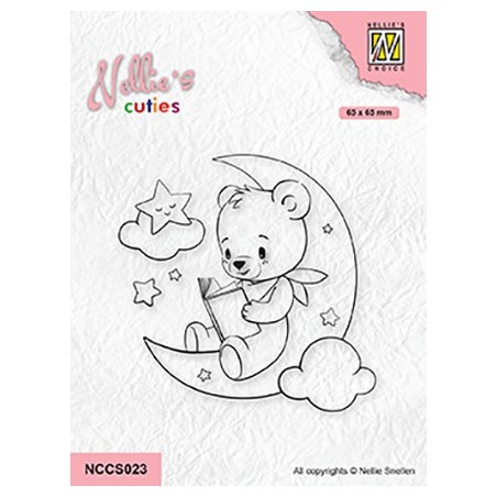 (NCCS023)Nellie`s Choice Clearstamp - Bedtime stories