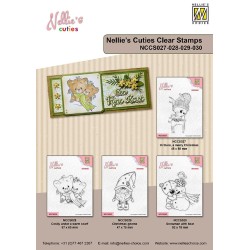 (NCCS029)Nellie`s Choice Clearstamp - Christmas gnome