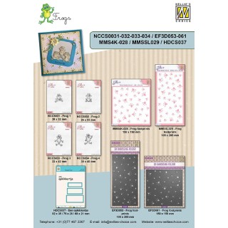 (NCCS034)Nellie`s Choice Clearstamp - Frog-4