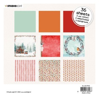 (SL-LIS-PP46)Studio Light SL Paper pad Let it snow nr.46