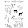 (PI186)Pink Ink Designs Fawn A5 Clear Stamp