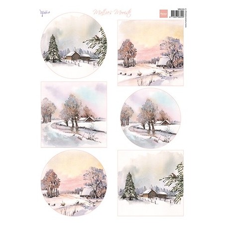 (MB0205)Mattie's Mooiste Winter landscape