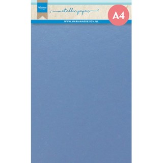 (CA3176)Marianne Design Metallic paper, Light Blue