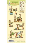 (55.8030)LeCrea - Clear stamp combi Bunnies special occasions