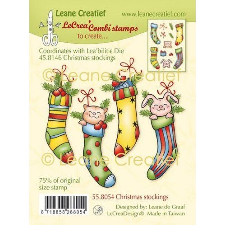 (55.8054)LeCrea - Clear stamp combi Christmas stockings