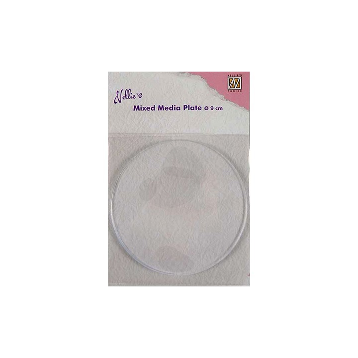 (NMMP005)Nellie's Mixed media plate Round