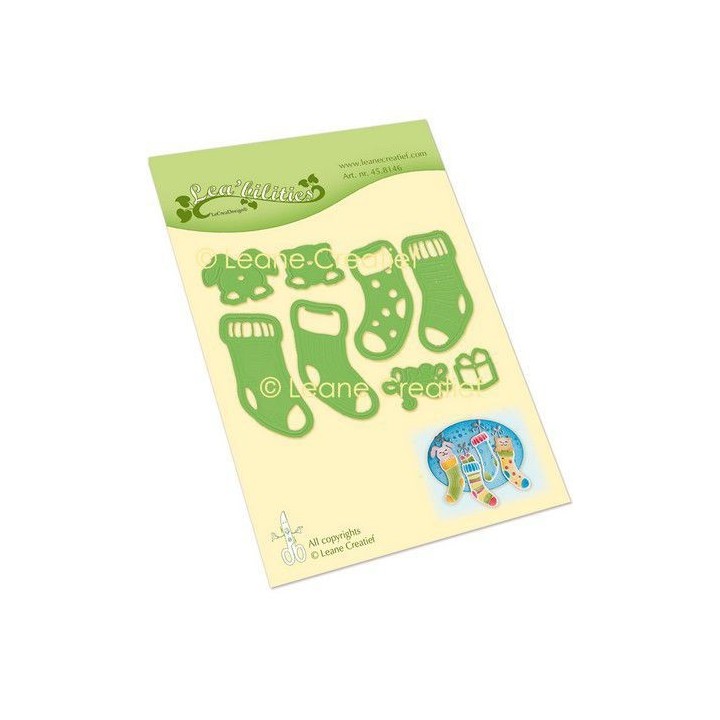 (45.8146)LeCrea - Lea'bilitie Christmas stockings cut embossing die