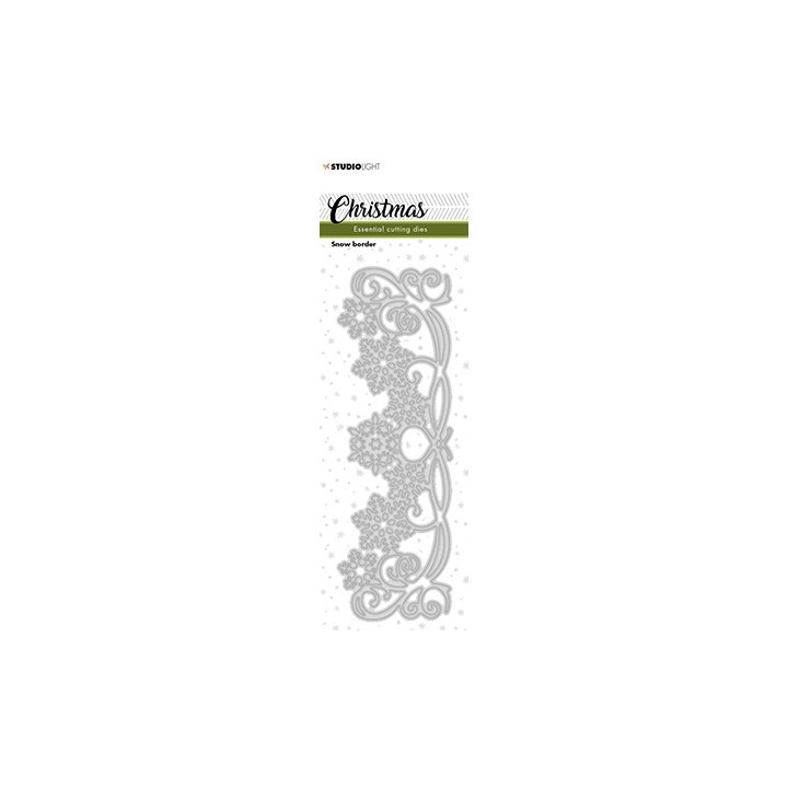 (SL-ES-CD247)Studio Light SL Cutting Die Christmas Snow border Essentials nr.247