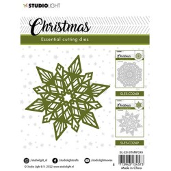 (SL-ES-CD249)Studio Light SL Cutting Die Christmas Star mandala Essentials nr.249