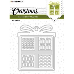 (SL-ES-CD252)Studio Light SL Cutting Die Christmas Gift shaker Essentials nr.252