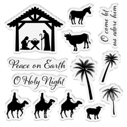 (CC-STP-HOLNIGHT)Crafter's Companion Celebrate the Season Clear Stamp Holy Night