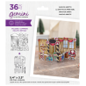 (GEM-STD-3DSB-SGOT)Gemini Christmas 3D Scene Builder Stamp & Die Santa's Grotto