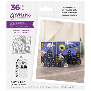 (GEM-STD-3DSB-CEVE)Gemini Christmas 3D Scene Builder Stamp & Die Christmas Eve
