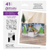 (GEM-STD-3DSB-CCOT)Gemini Christmas 3D Scene Builder Stamp & Die Christmas Cottage
