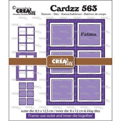 (CLCZ563)Crealies Cardzz Frame & Inlay Fatima 6x square