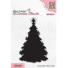 (CSIL025)Nellie's Choice Clear stamps Christmas silhouettes Christmas tree