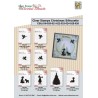 (CSIL026)Nellie's Choice Clear stamps Christmas silhouettes Little boy got a present