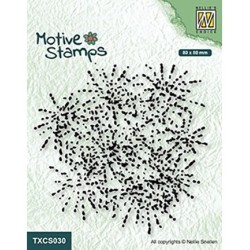 (TXCS030)Nellie's Choice Clear Stamp Sparkles