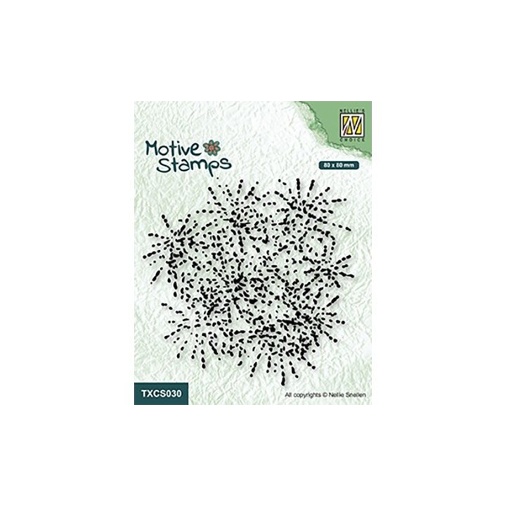 (TXCS030)Nellie's Choice Clear Stamp Sparkles