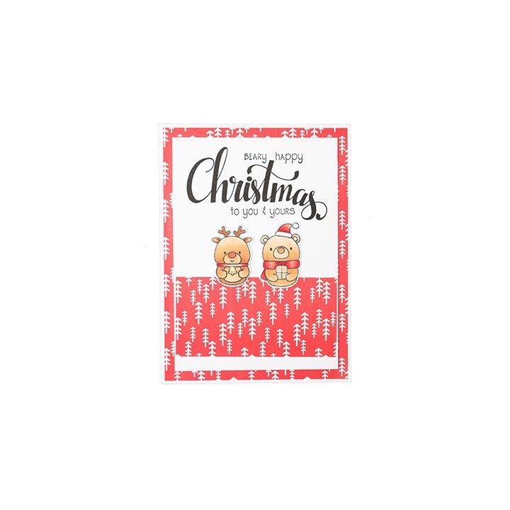(CCL-ES-STAMP275)Studio light Clear stamp Fa la la la la Essentials nr.275