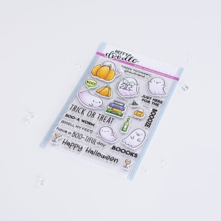 (HFD0441)Heffy Doodle Ghoulfriends Clear Stamps