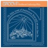 (GRO-CH-41984-03)Groovi Plate A5 LINDA WILLIAMS' OH LITTLE TOWN OF BETHLEHEM - CHRISTMAS TREASURES