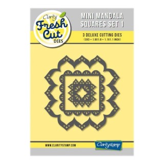 (ACC-DI-31311-33)Clarity FRESH CUT DIE MINI MANDALA SQUARES SET 1