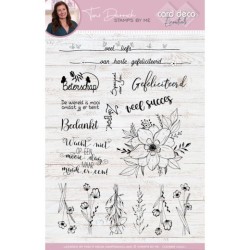 (CDESBM10001)Card Deco Essentials - Stamps by Me - Clear Stamps A5 - Field Flowers