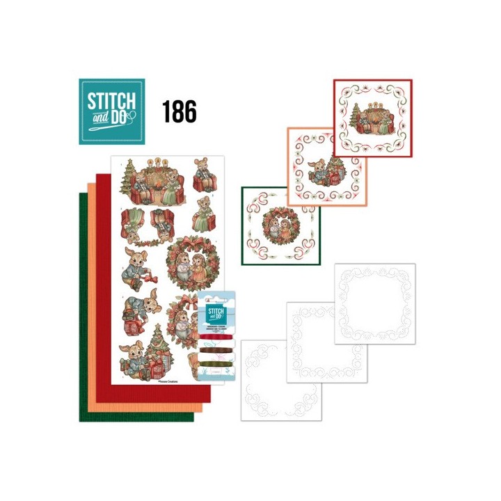 (STDO186)Stitch and Do 186 - Yvonne Creations - A Gift for Christmas