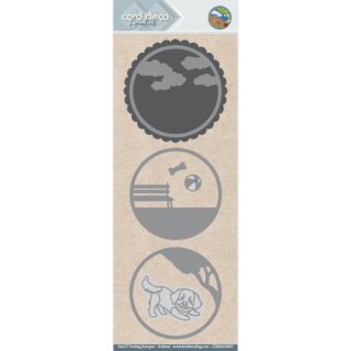(CDEBAS10005)Card Deco Essentials - Build a Scene Dies - Dog