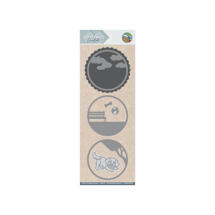 (CDEBAS10005)Card Deco Essentials - Build a Scene Dies - Dog