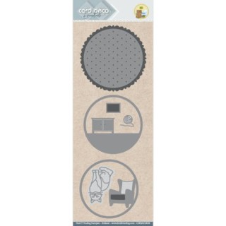 (CDEBAS10006)Card Deco Essentials - Build a Scene Dies - Cat