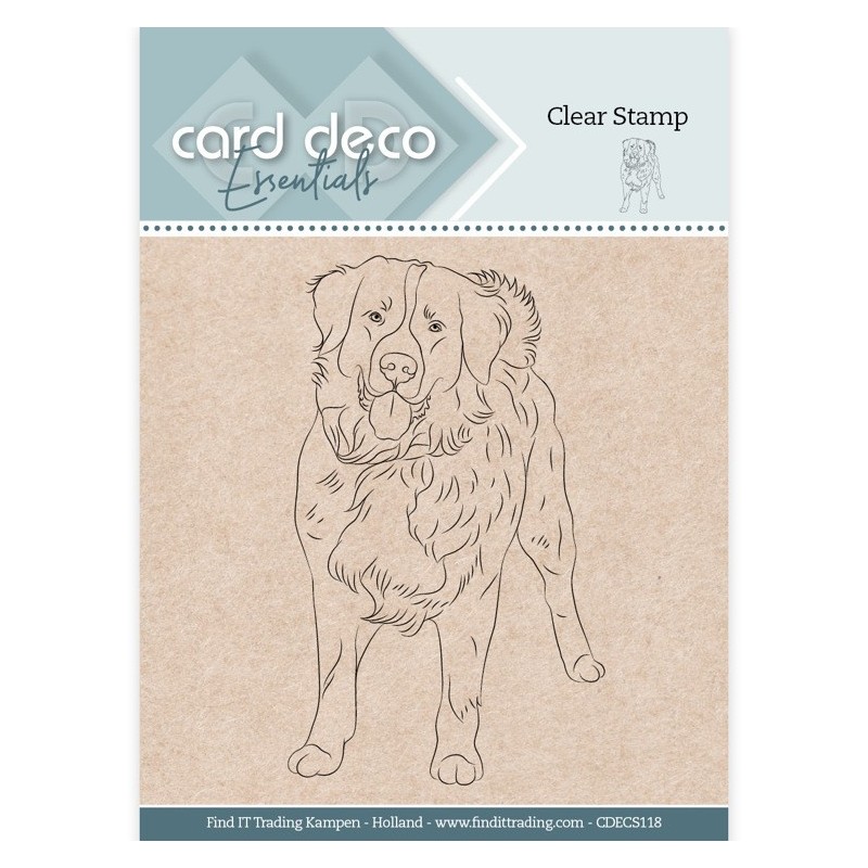 (CDECS118)Card Deco Essentials Clear Stamps - Dog