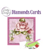 (DDDC1101)Dotty Designs Diamond Cards - Red Roses