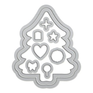 (4302E)Tonic Christmas Tree Die & Shaker set