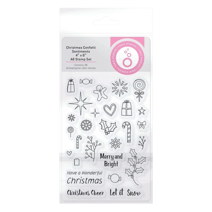 (4920E)Tonic Christmas Die & Shaker stamp set